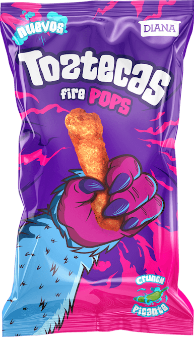 Palomitas en modo fuego