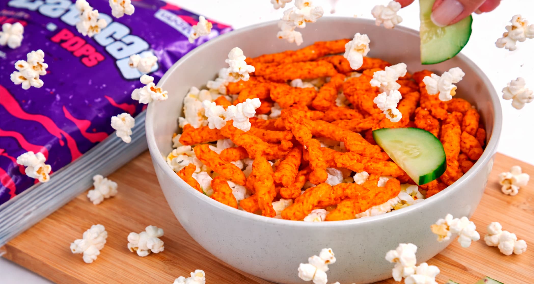 Palomitas en modo fuego